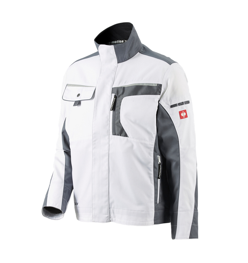 Work Jackets: Jacket e.s.motion + white/grey 2