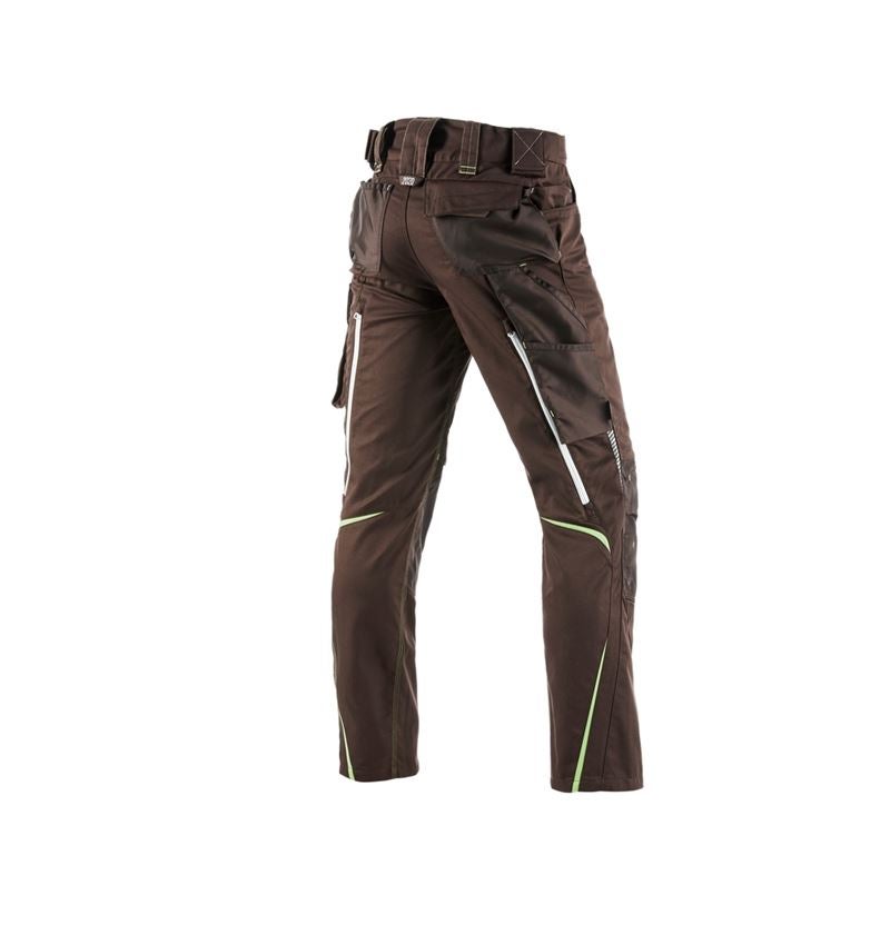 Plumbers / Installers: Trousers e.s.motion 2020 + chestnut/seagreen 3
