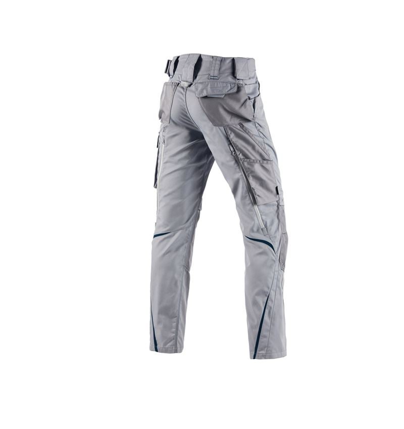 Plumbers / Installers: Trousers e.s.motion 2020 + platinum/seablue 3