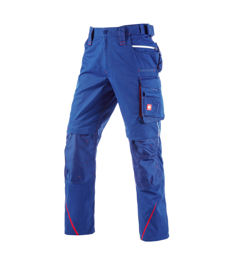 Plumbers / Installers: Trousers e.s.motion 2020 + royal/fiery red 2