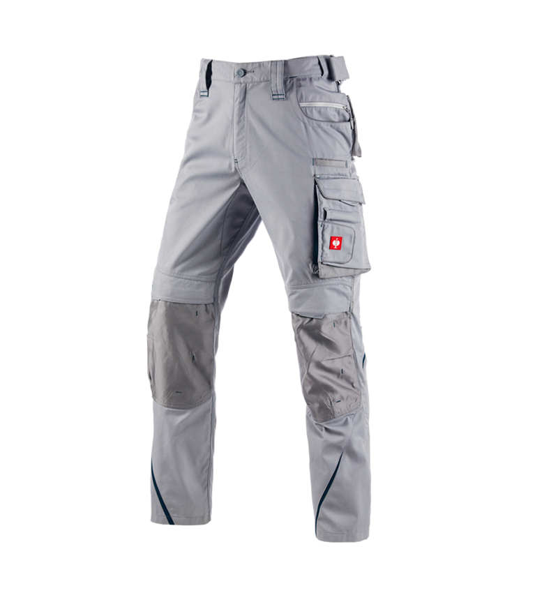 Plumbers / Installers: Trousers e.s.motion 2020 + platinum/seablue 2