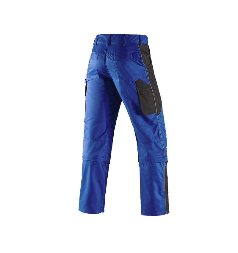 Work Trousers: Zip-Off trousers e.s.active + royal/black 3