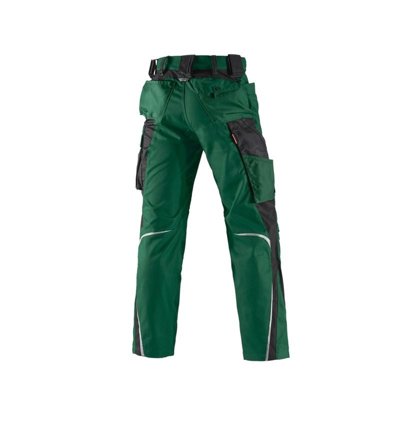 Plumbers / Installers: Trousers e.s.motion Winter + green/black 3