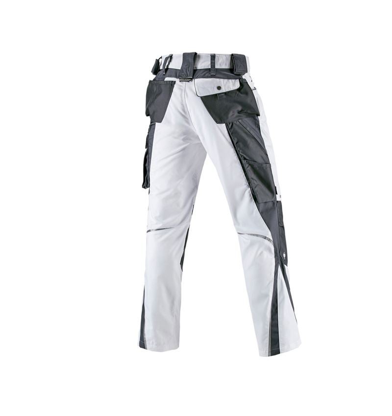 Cold: Trousers e.s.motion Winter + white/grey 3