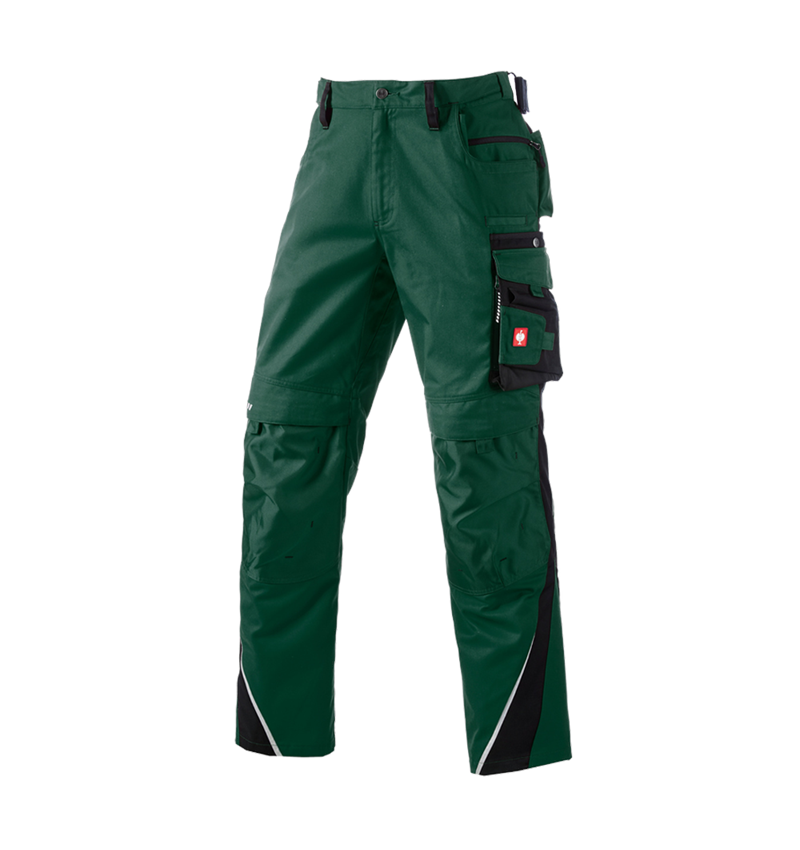 Plumbers / Installers: Trousers e.s.motion Winter + green/black 2