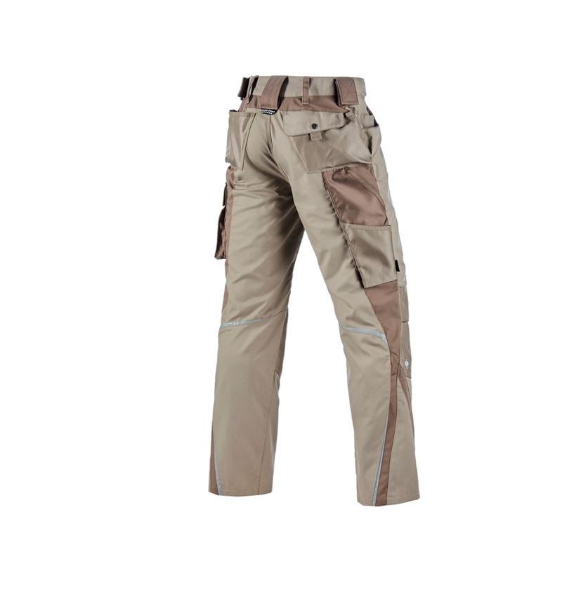 Plumbers / Installers: Trousers e.s.motion + clay/peat 2