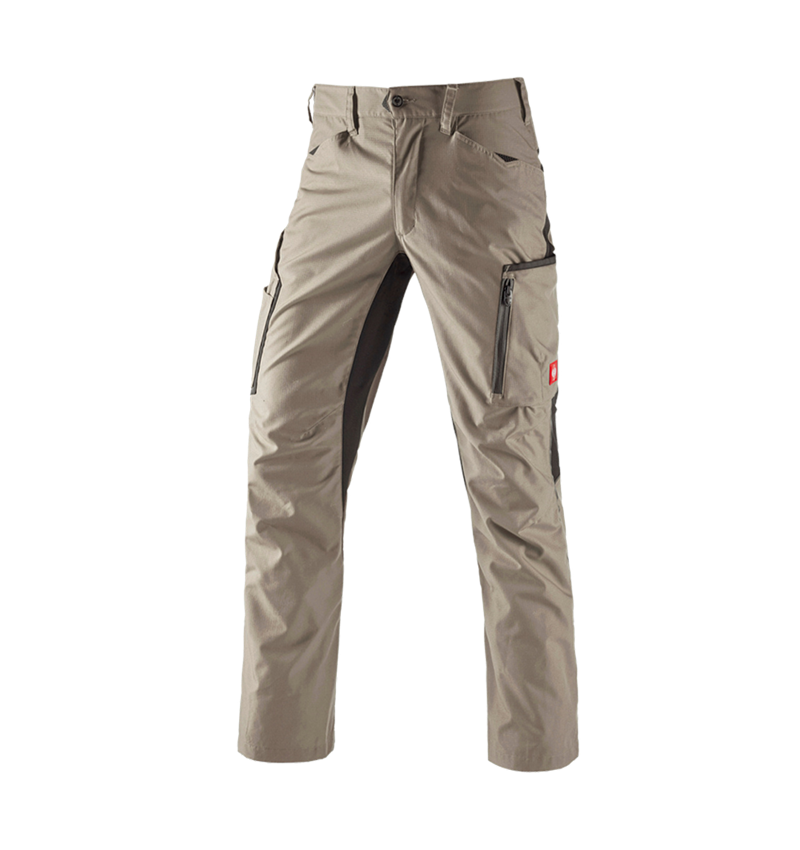 Work Trousers: Trousers e.s.vision, men's + clay/black 2