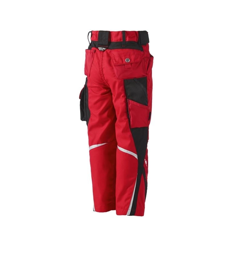 Trousers: Children's trousers e.s.motion Winter + red/black 1