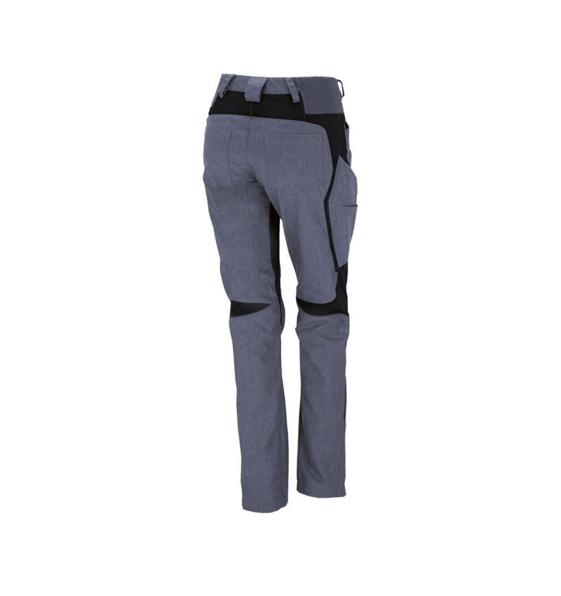 Gardening / Forestry / Farming: Winter ladies' trousers e.s.vision + pacific melange/black 3