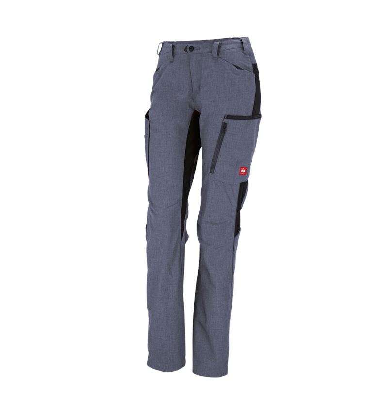 Gardening / Forestry / Farming: Winter ladies' trousers e.s.vision + pacific melange/black 2