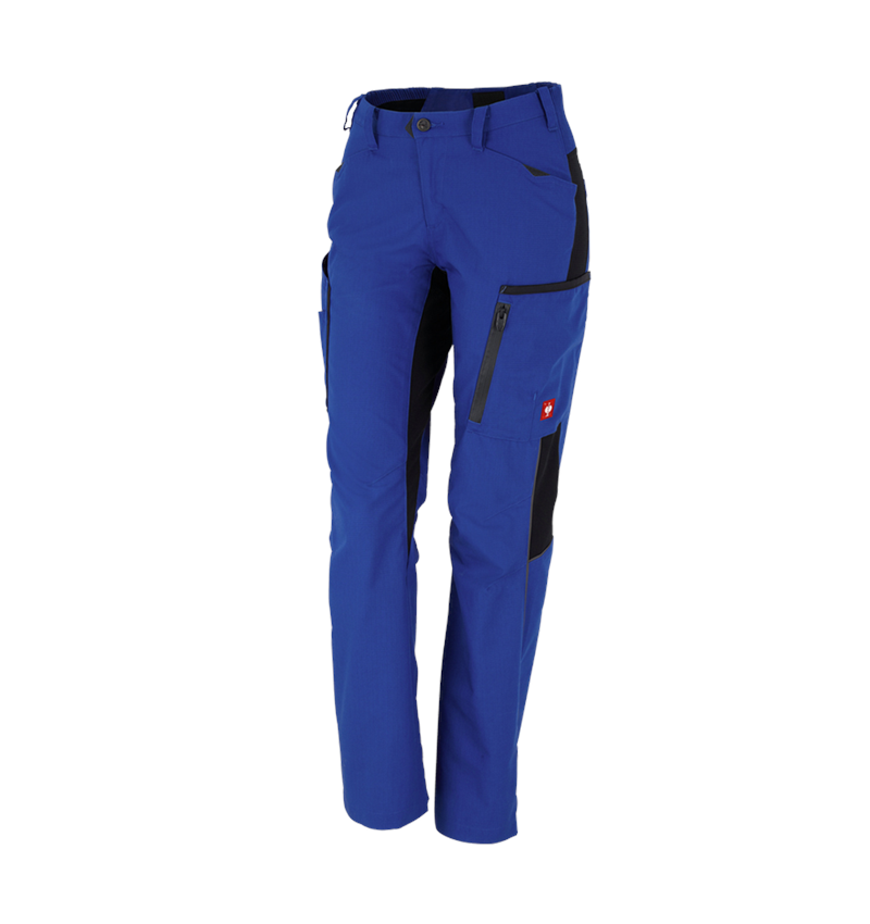 Cold: Winter ladies' trousers e.s.vision + royal/black