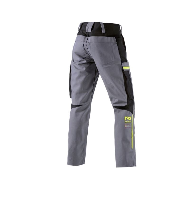 Work Trousers: Trousers e.s.vision multinorm* + grey/black 3