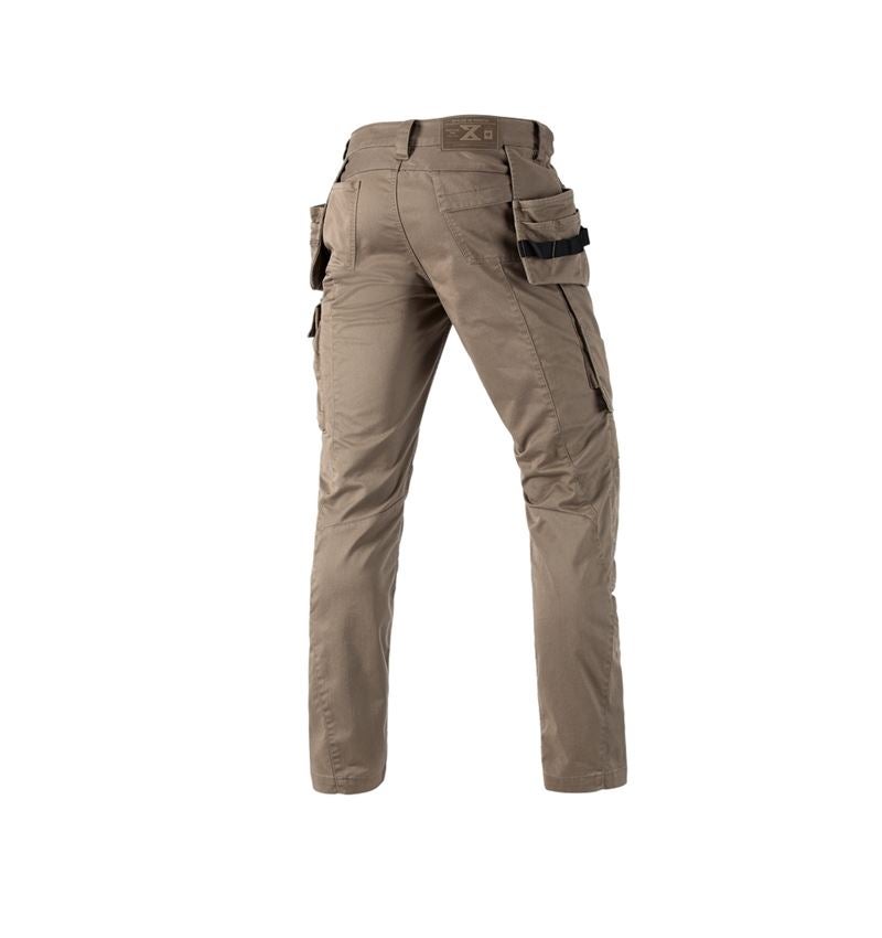 Gardening / Forestry / Farming: Trousers e.s.motion ten tool-pouch + ashbrown 2
