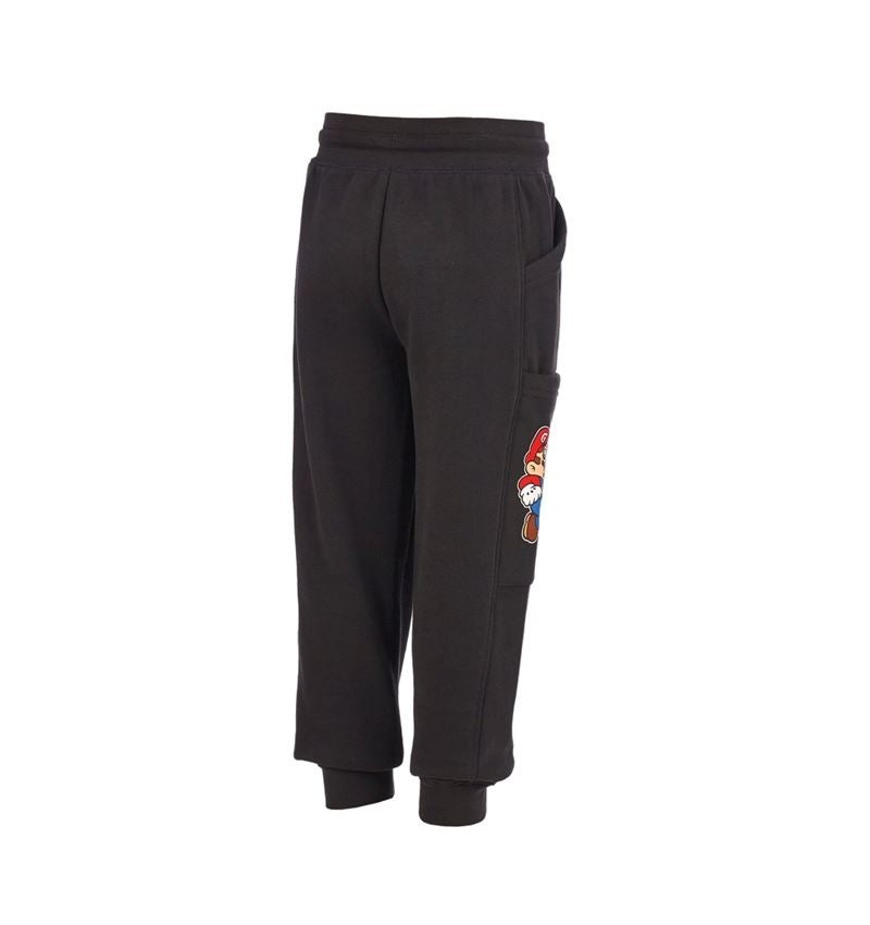 Accessories: Super Mario Sweatpants, children's + black 3