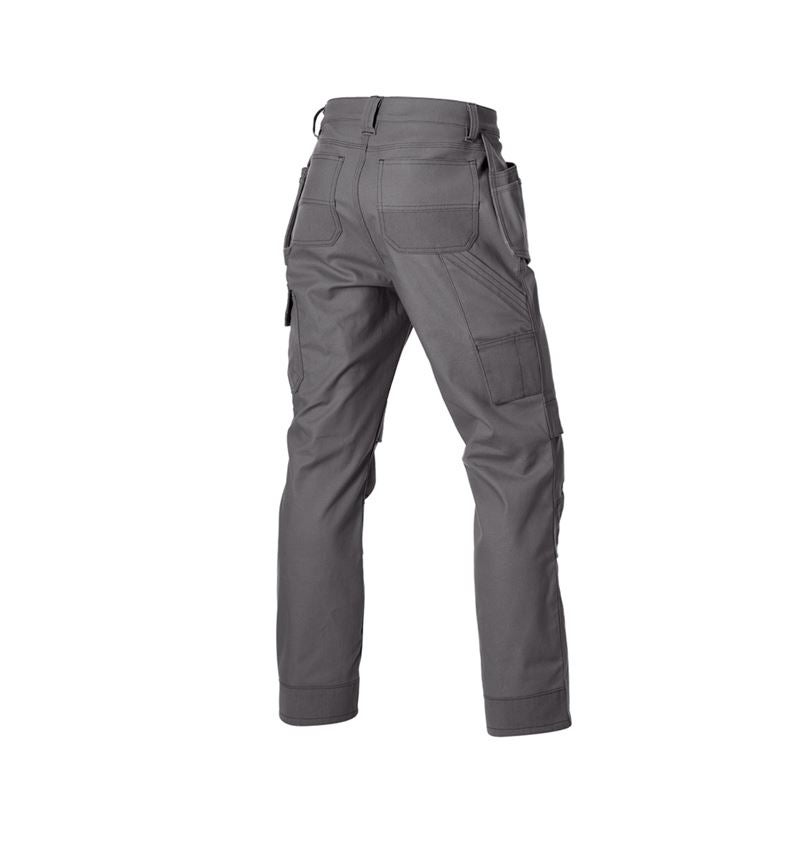 Work Trousers: Worker trousers e.s.iconic tool-pouch + carbongrey 8