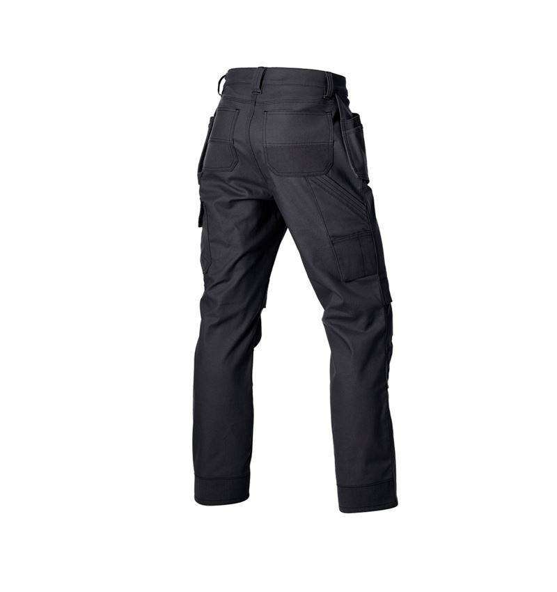 Work Trousers: Worker trousers e.s.iconic tool-pouch + black 5