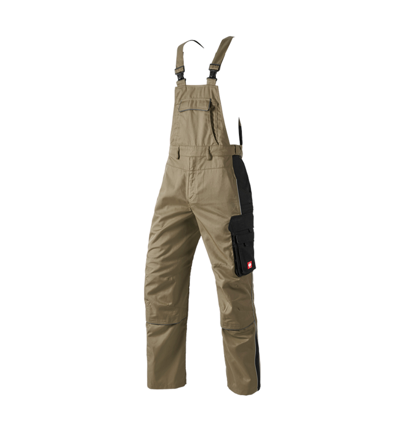 Work Trousers: Bib & Brace e.s.active + khaki/black 6