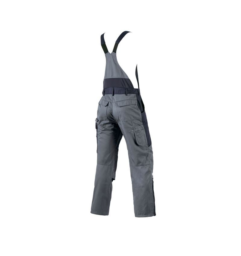 Work Trousers: Bib & Brace e.s.active + grey/navy 3