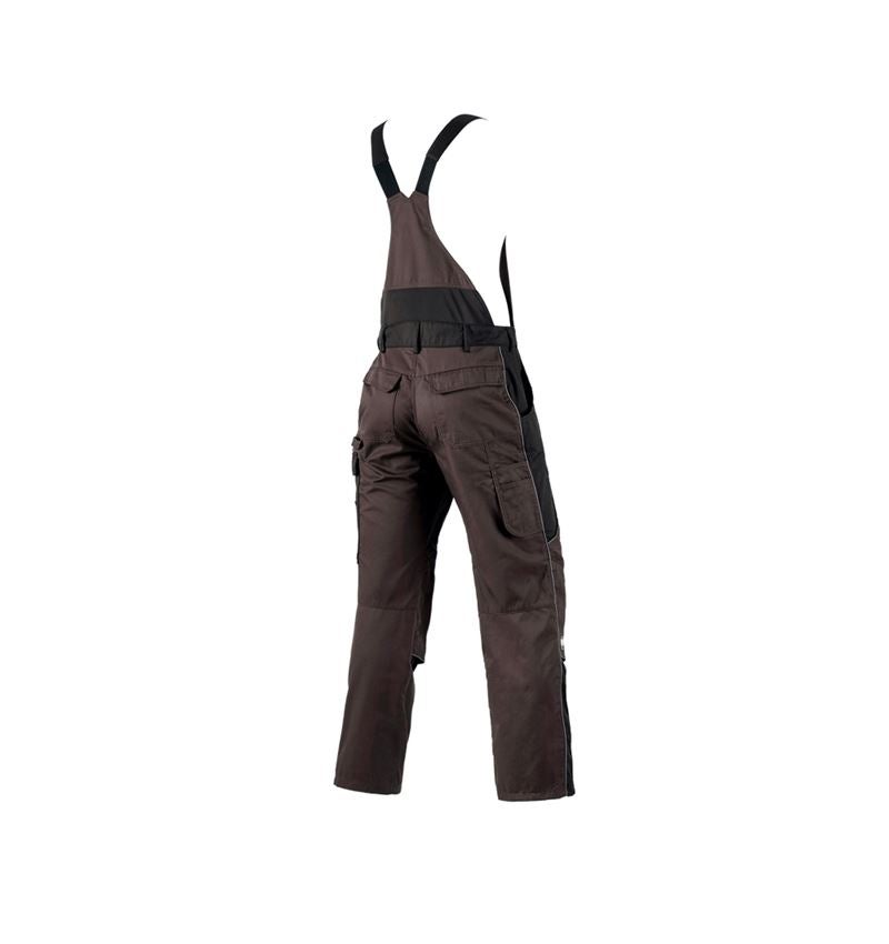 Work Trousers: Bib & Brace e.s.active + brown/black 3