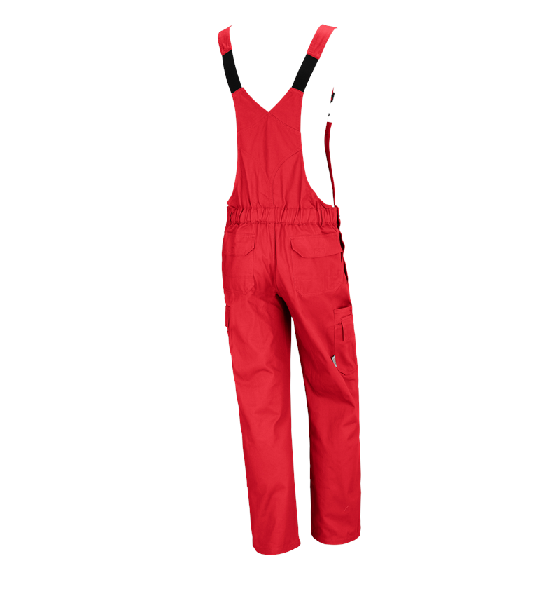 Work Trousers: STONEKIT Bib & Brace Aalborg + red 1