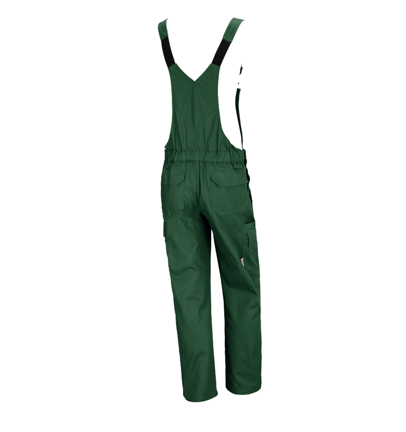 Work Trousers: STONEKIT Bib & Brace Aalborg + green 1