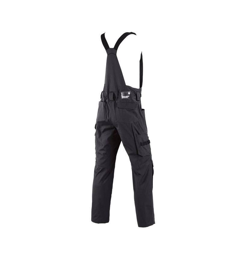 Work Trousers: Bib & Brace e.s.concrete solid + black 3