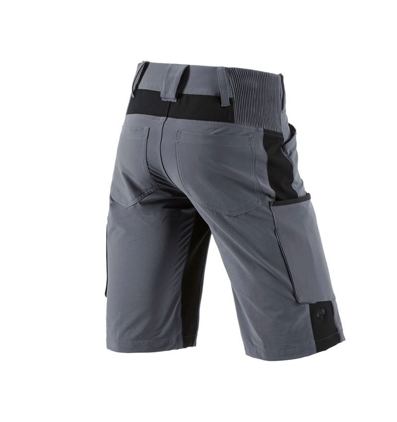 Arbetsbyxor: Shorts e.s.vision stretch, herrar + grå/svart 2