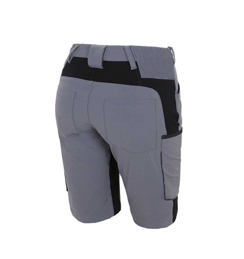 Arbetsbyxor: Shorts e.s.vision stretch, dam + grå/svart 3