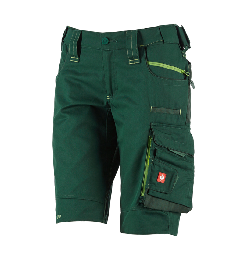 Work Trousers: Shorts e.s.motion 2020, ladies' + green/seagreen 2