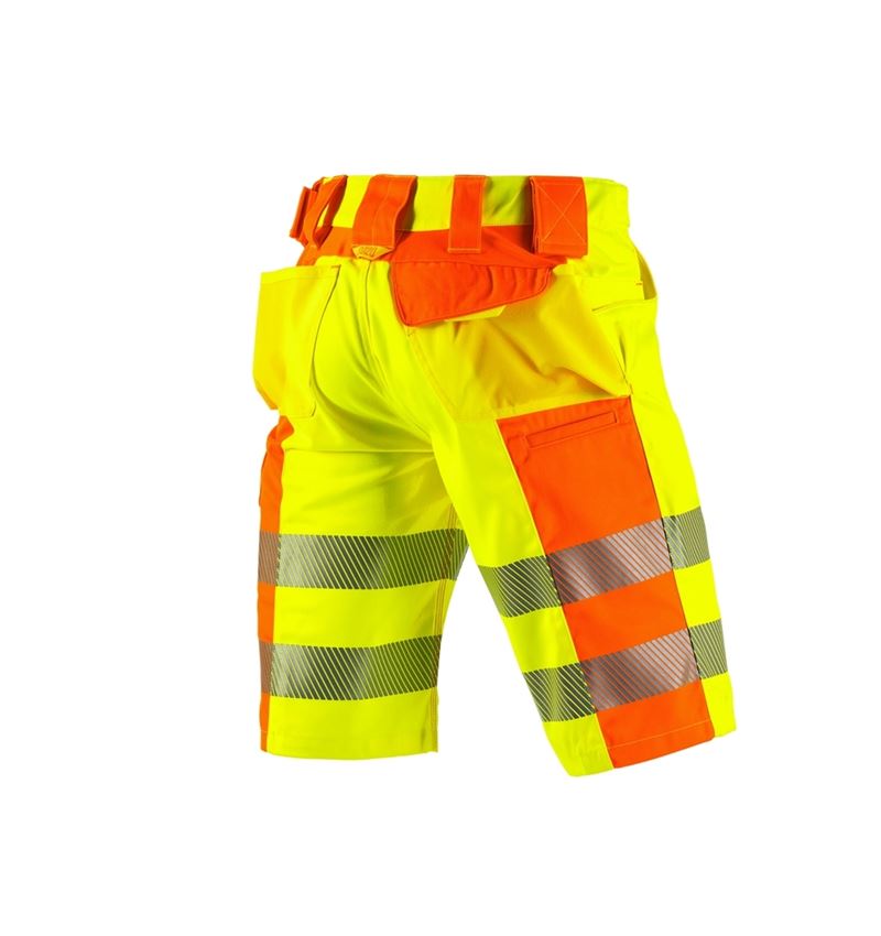 Work Trousers: High-vis shorts e.s.motion 2020 + high-vis yellow/high-vis orange 3