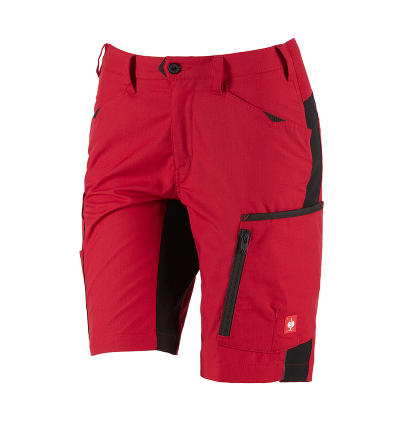 Snickare: Shorts e.s.vision, dam + röd/svart 2