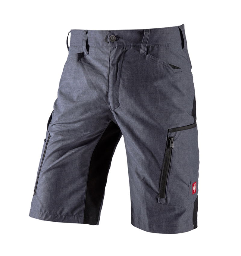 Work Trousers: Shorts e.s.vision, men's + pacific melange/black 2