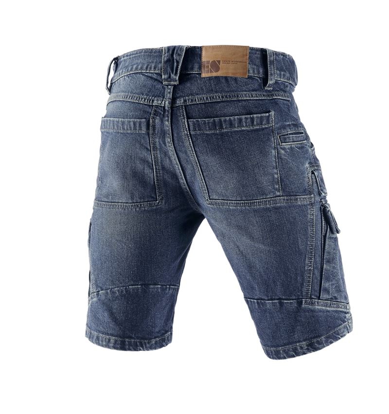 Teman: e.s. Cargo worker-jeans-shorts POWERdenim + darkwashed 3