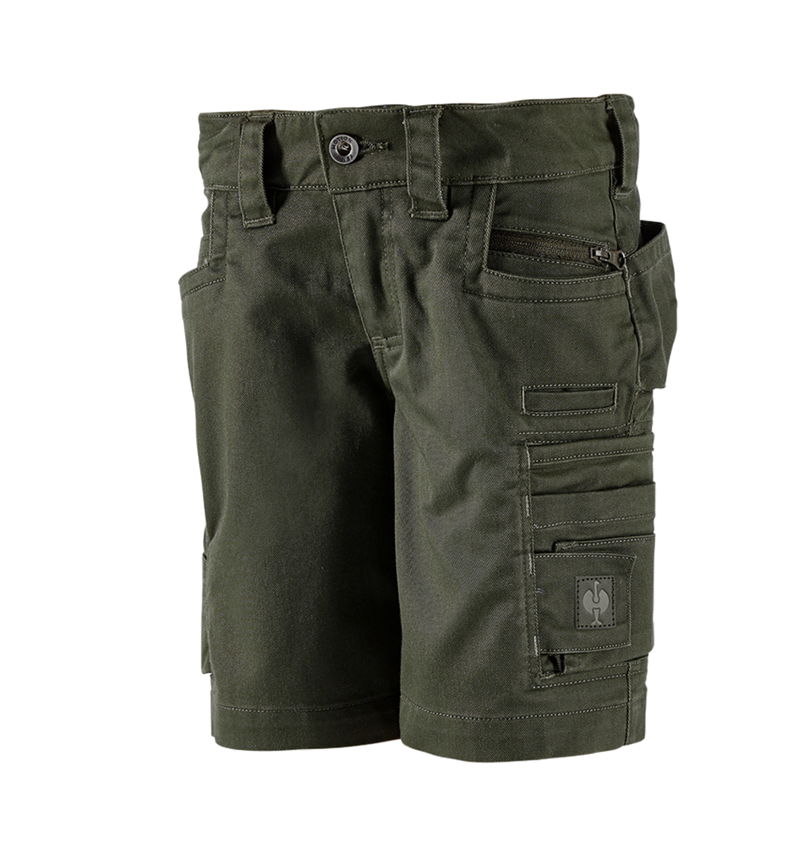 Shorts: Shorts e.s.motion ten, barn + kamouflagegrön 2