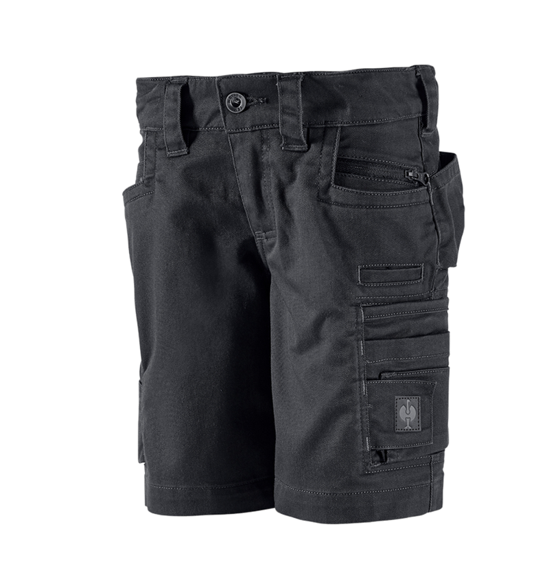 Shorts: Shorts e.s.motion ten, barn + oxidsvart 2