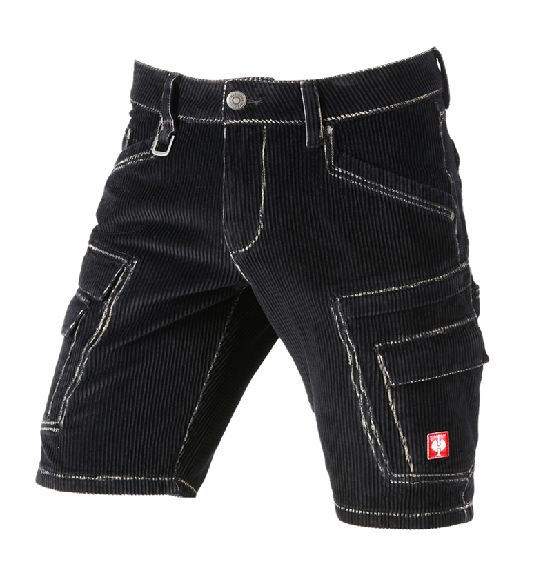 Arbetsbyxor: e.s. cargo-shorts i stretchmanchester + svart 2