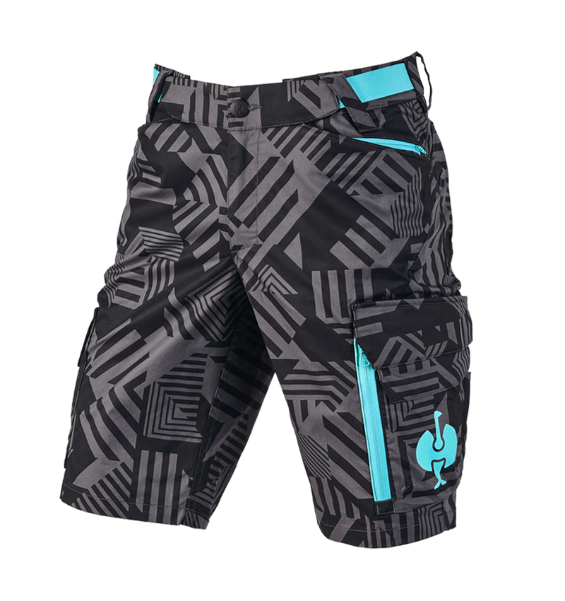 Topics: Shorts e.s.trail + black/anthracite/lapisturquoise 2