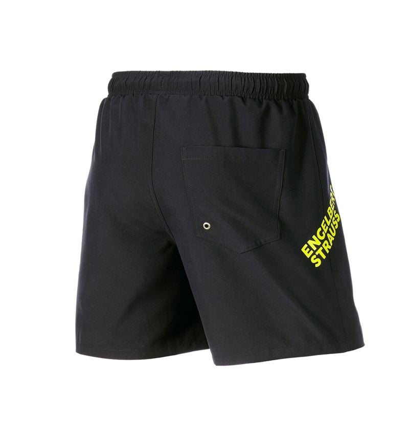 Work Trousers: Bathing shorts e.s.trail + black/acid yellow 5