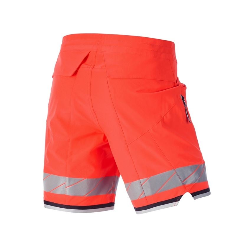 Clothing: Reflex functional shorts e.s.ambition + high-vis red/black 6