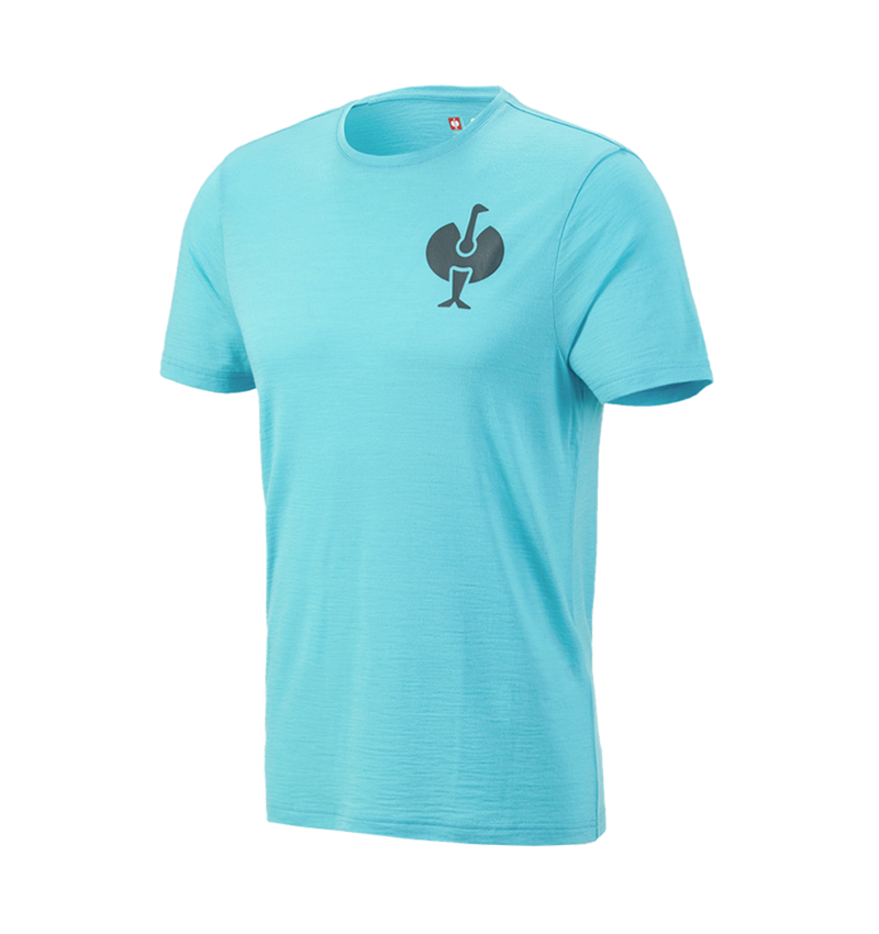 Topics: T-Shirt Merino e.s.trail + lapisturquoise/anthracite 4