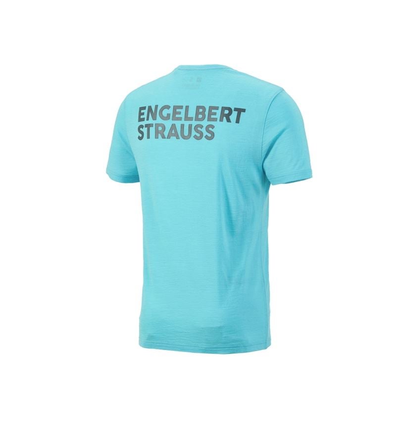 Topics: T-Shirt Merino e.s.trail + lapisturquoise/anthracite 5