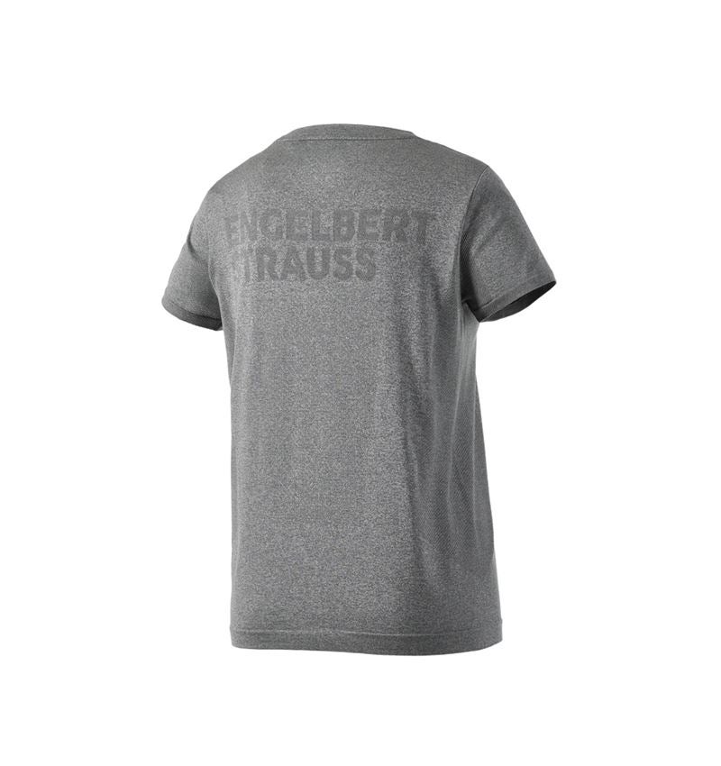 Överdelar: T-Shirt seamless e.s.trail, dam + basaltgrå melange 4