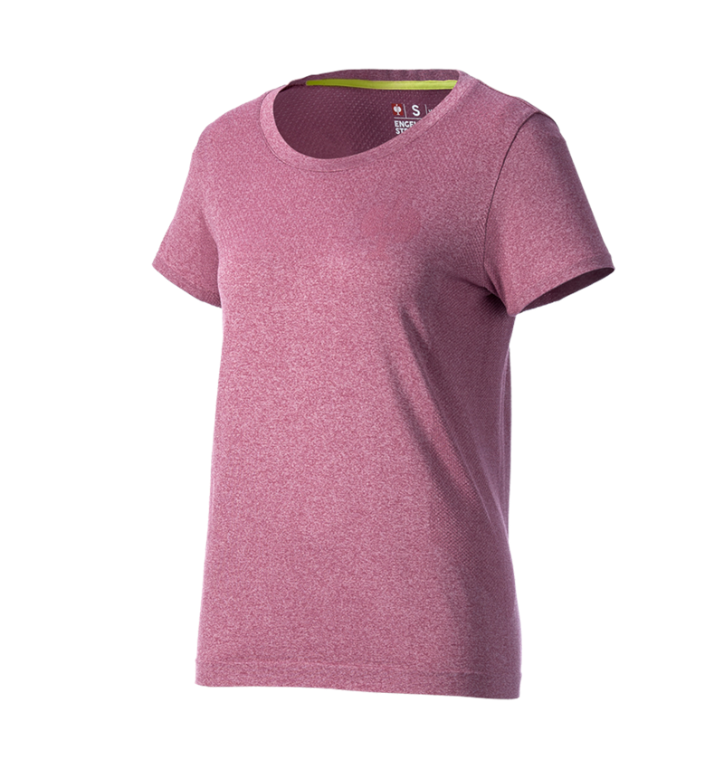 Överdelar: T-Shirt seamless e.s.trail, dam + tararosa melange 5