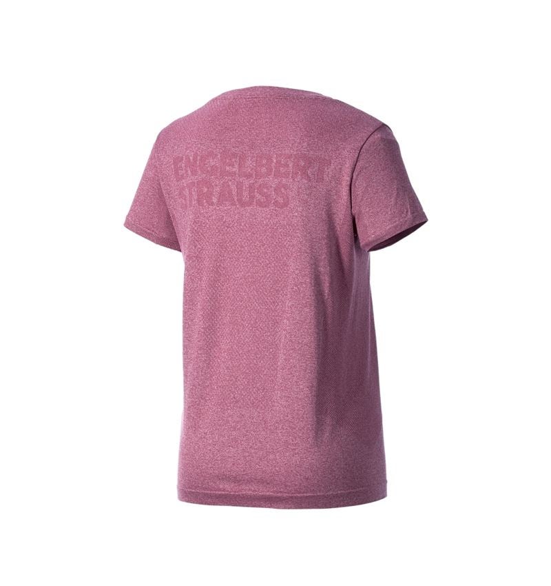 Kläder: T-Shirt seamless e.s.trail, dam + tararosa melange 6
