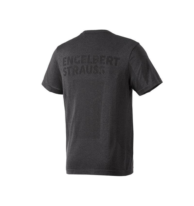 Shirts, Pullover & more: T-Shirt seamless e.s.trail + black melange 3