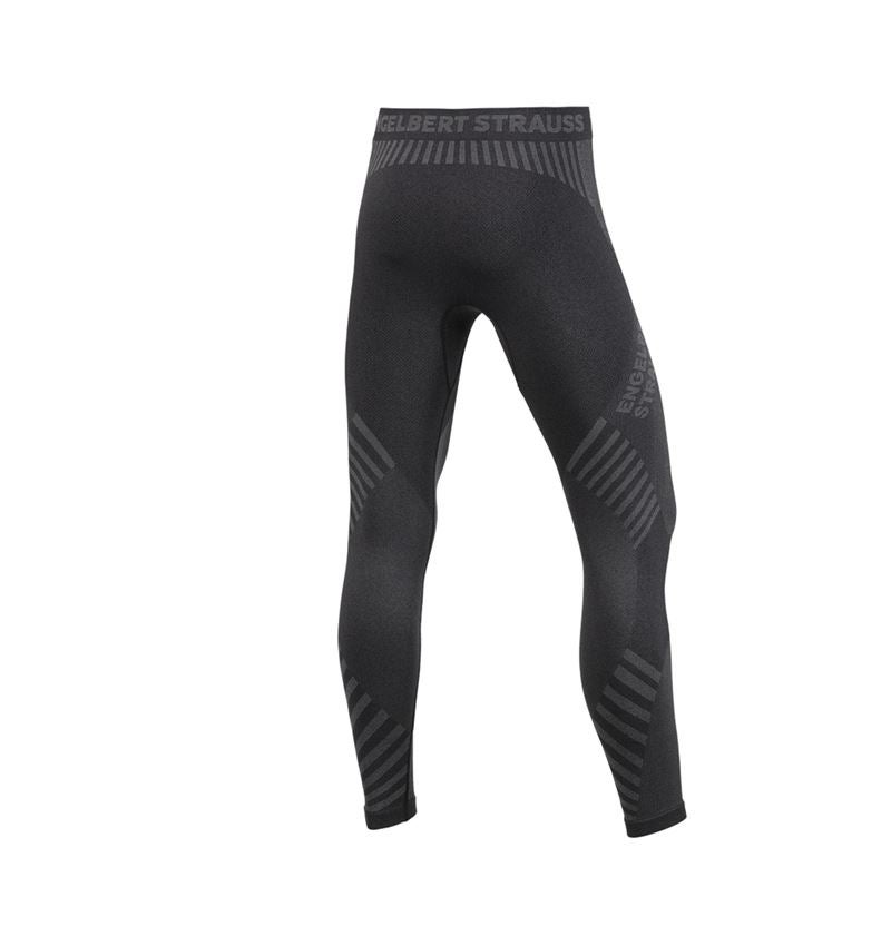 Underkläder |  Underställ: Funktionslångkalsonger e.s.trail seamless - warm + svart/basaltgrå 5