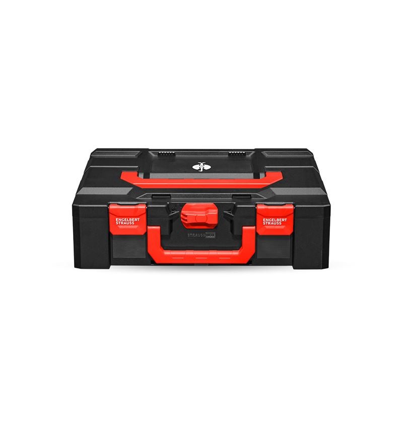 Verktygslådor: STRAUSSbox 145 large + svart/röd