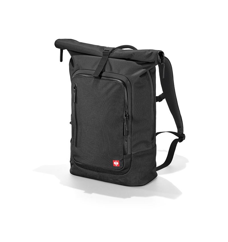 Teman: Rolltop-ryggsäck e.s.work&travel + svart