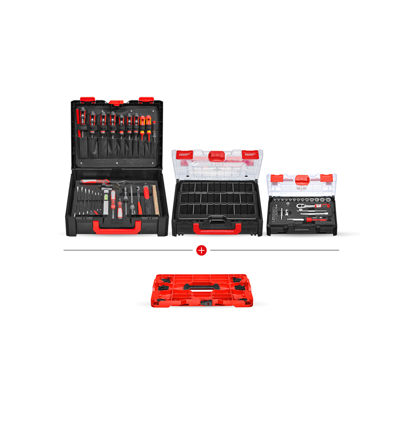 STRAUSSbox System: STRAUSSbox verktygs-set Allround 1/4"