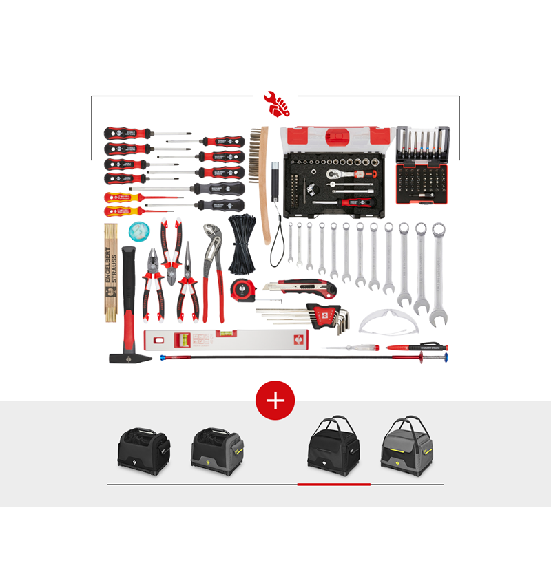Tools: Tool set Allround Profi incl. STRAUSSbox + black
